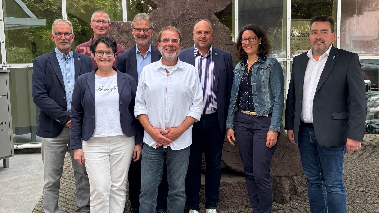 Fünffaches Dienstjubiläum beim Landkreis